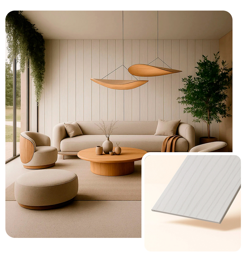 Panel PVC Laminado Interior TeknoWood Panel PVC Laminado Interior TeknoWood